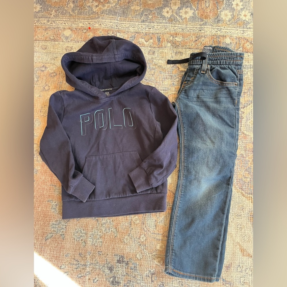 Polo Ralph lauren hoodie Levi’s jeans boys